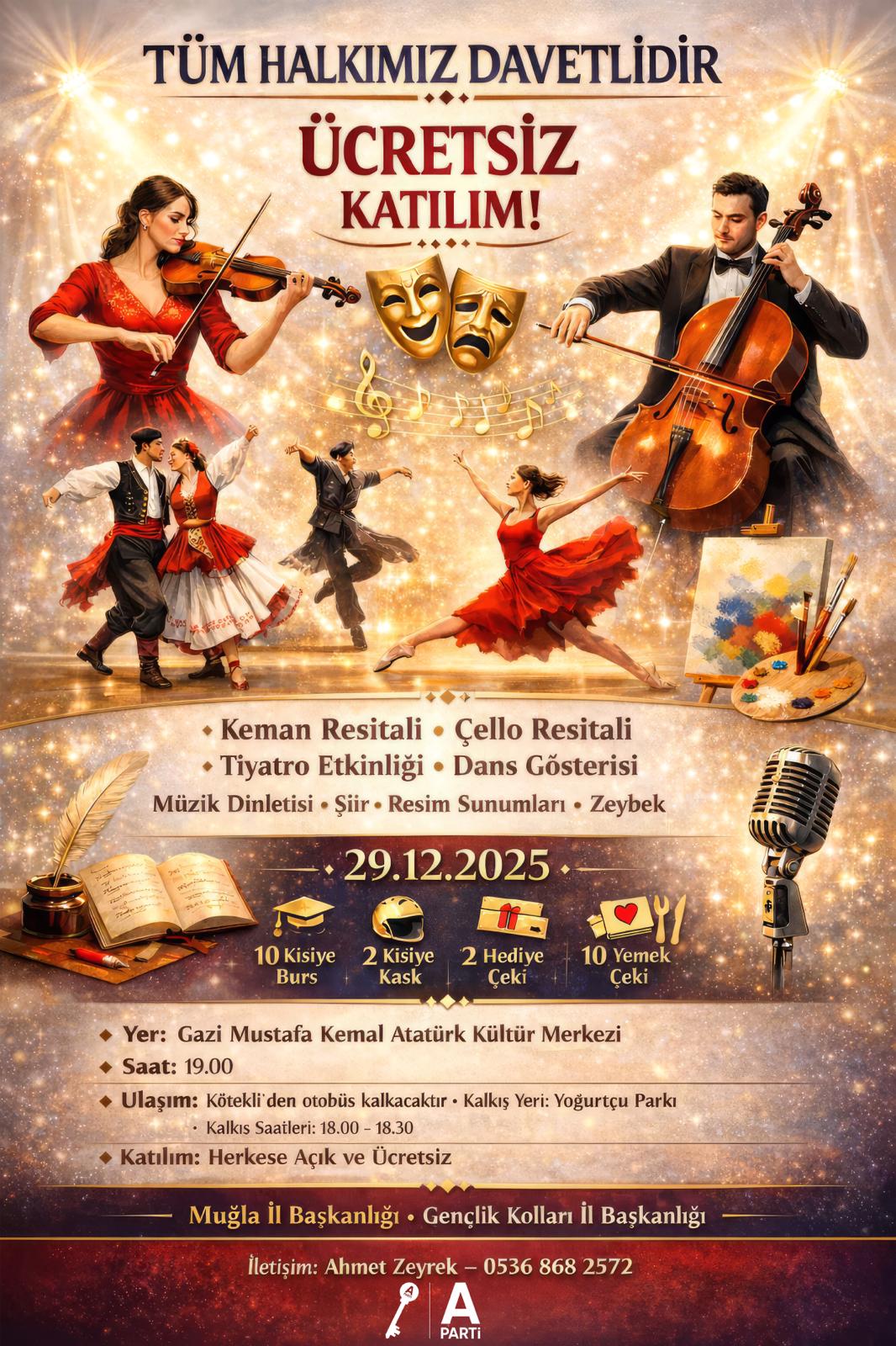 Muğla’da Kültür ve Sanat Genç Yeteneklerle Buluşuyor